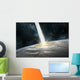 Comet Strikes Earth Horizontal Wall Decal