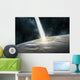 Comet Strikes Earth Horizontal Wall Decal