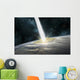 Comet Strikes Earth Horizontal Wall Decal