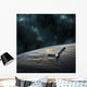 Space Probe Investigates Cloud Wall Decal