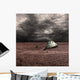 Scorched Space Capsule Storm Square Wall Decal