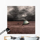 Scorched Space Capsule Storm Square Wall Decal