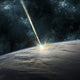 Meteor Strikes Earth Wall Decal
