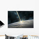 Meteor Strikes Earth Horizontal Wall Decal