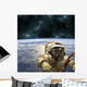 Cosmonaut Floats Space Wall Decal