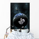 Astronaut Floating Front Water Wall Decal
