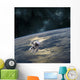 Astronaut Floating above Earth Wall Decal