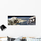 Astronauts Working Space Station Horizontal Planet Wall Decal