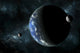 Large Water Covered Planet Wall Decal