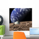 Scorched Space Capsule Earth Wall Decal