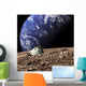Scorched Space Capsule Earth Wall Decal