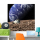 Scorched Space Capsule Earth Wall Decal