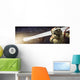 Comet Passes Astronaut Deep Wall Decal