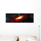 Artist's Depiction Black Hole Horizontal Wall Decal