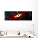 Artist's Depiction Black Hole Horizontal Wall Decal