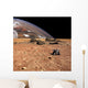 Robotic Rover Explores Alien Planet Wall Decal