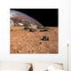 Robotic Rover Explores Alien Planet Wall Decal