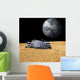 Artist's Depiction Lunar Base Wall Decal