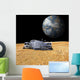 Artist's Depiction Lunar Base Wall Decal