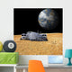 Artist's Depiction Lunar Base Wall Decal