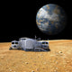Artist's Depiction Lunar Base Wall Decal