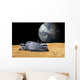 Artist's Depiction Lunar Base Horizontal Wall Decal