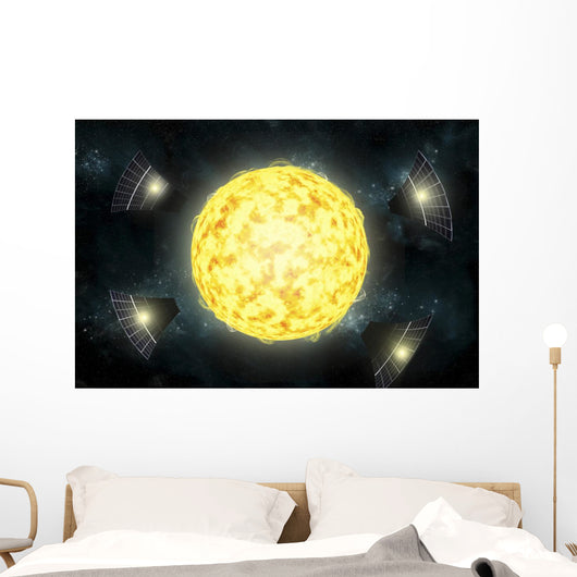 Possible Structures Surrounding Star Wall Decal
