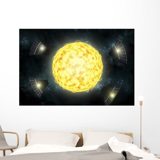 Possible Structures Surrounding Star Wall Decal