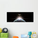 Star Rising over Earth-like Horizontal Wall Decal