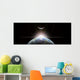 Star Rising over Earth-like Horizontal Wall Decal