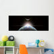 Star Rising over Earth-like Horizontal Wall Decal