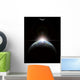 Star Rising over Earth-like Vertical Wall Decal