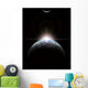 Star Rising over Earth-like Vertical Wall Decal