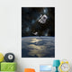 Astronaut Drifting Space Is Vertical Wall Decal