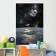 Astronaut Drifting Space Is Vertical Wall Decal
