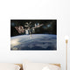 Space Shuttle Docked International Horizontal Wall Decal
