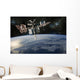 Space Shuttle Docked International Horizontal Wall Decal