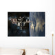 Space Shuttle Docked International Planet Right Wall Decal