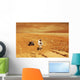 Lone Astronaut Looks up Wall Decal