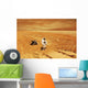 Lone Astronaut Looks up Wall Decal