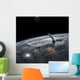Satellite Firing Energy Weapon Moon Wall Decal