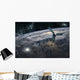 Satellite Firing Energy Weapon Stars Wall Decal