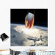 Massive Asteroid Enters Atmosphere Wall Decal