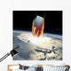 Massive Asteroid Enters Atmosphere Wall Decal