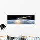 Meteor Streaks towards Collision Wall Decal