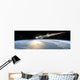 Meteor Streaks towards Collision Wall Decal