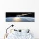 Meteor Streaks towards Collision Wall Decal