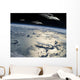 Small Fleet Flying Saucers Wall Decal