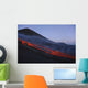 Mount Etna Lava Flow Wall Decal Design 4