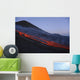 Mount Etna Lava Flow Wall Decal Design 4